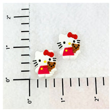 Load image into Gallery viewer, Set of 2 - PVC Resin - Hello Kitty with Teddy Bear