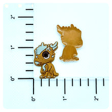 Load image into Gallery viewer, Set of 2 - PVC Resin - Brown Dragon