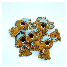 Load image into Gallery viewer, Set of 2 - PVC Resin - Brown Dragon