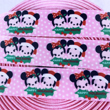 Load image into Gallery viewer, Ribbon by the Yard - Mickey & Minnie Christmas