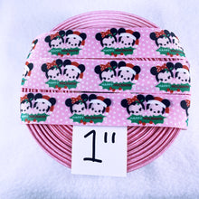Load image into Gallery viewer, Ribbon by the Yard - Mickey & Minnie Christmas
