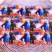 Load image into Gallery viewer, Ribbon by the Yard - Frozen 2 Woods with Anna Sven & Olaf