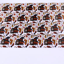 Load image into Gallery viewer, Ribbon by the Yard - 7/8" - HP - Wizard School - Gryffindor - Hat, Books, Scarf