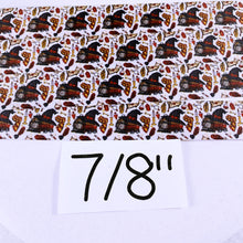 Load image into Gallery viewer, Ribbon by the Yard - 7/8" - HP - Wizard School - Gryffindor - Hat, Books, Scarf