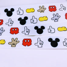 Load image into Gallery viewer, Ribbon by the Yard - Mickey Parts v2