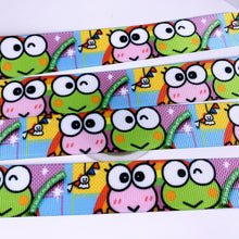 Load image into Gallery viewer, Ribbon by the Yard - 7/8" - Keroppi - Frogs