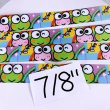 Load image into Gallery viewer, Ribbon by the Yard - 7/8" - Keroppi - Frogs