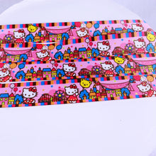 Load image into Gallery viewer, Ribbon by the Yard - 7/8" - Hello Kitty on Pink