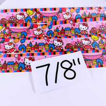 Load image into Gallery viewer, Ribbon by the Yard - 7/8" - Hello Kitty on Pink