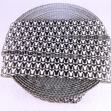 Load image into Gallery viewer, Ribbon by the Yard - Small Black & White Mickey Heads
