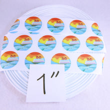 Load image into Gallery viewer, Ribbon by the Yard - DCL Cruise Sunset Circles