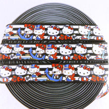 Load image into Gallery viewer, Ribbon by the Yard - 7/8" - Hello Kitty with Anchors