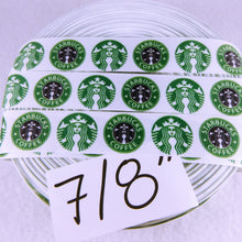 Load image into Gallery viewer, Ribbon by the Yard - Starbucks Logo