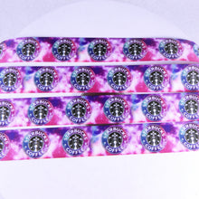 Load image into Gallery viewer, Ribbon by the Yard - Starbucks Galaxy