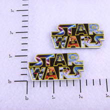 Load image into Gallery viewer, Set of 2 - Planar Resin - Star Wars Words on Black