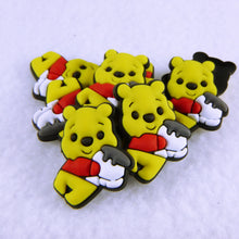 Load image into Gallery viewer, Set of 2 - PVC Resin - Pooh With Honey Pot