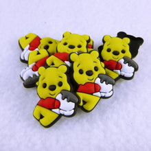 Load image into Gallery viewer, Set of 2 - PVC Resin - Pooh With Honey Pot