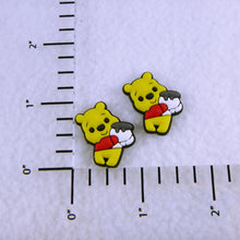 Load image into Gallery viewer, Set of 2 - PVC Resin - Pooh With Honey Pot