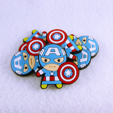 Load image into Gallery viewer, Set of 2 - PVC Resin - Captain America Chibi