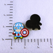 Load image into Gallery viewer, Set of 2 - PVC Resin - Captain America Chibi