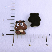 Load image into Gallery viewer, Set of 2 - PVC Resin - Goomba, Black Back - Mario - Mushroom