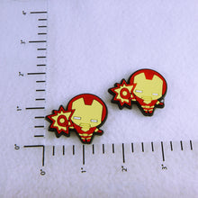 Load image into Gallery viewer, Set of 2 - PVC Resin - Iron Man Chibi