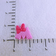 Load image into Gallery viewer, Set of 2 - PVC Resin - Pink "M" Polka Dot