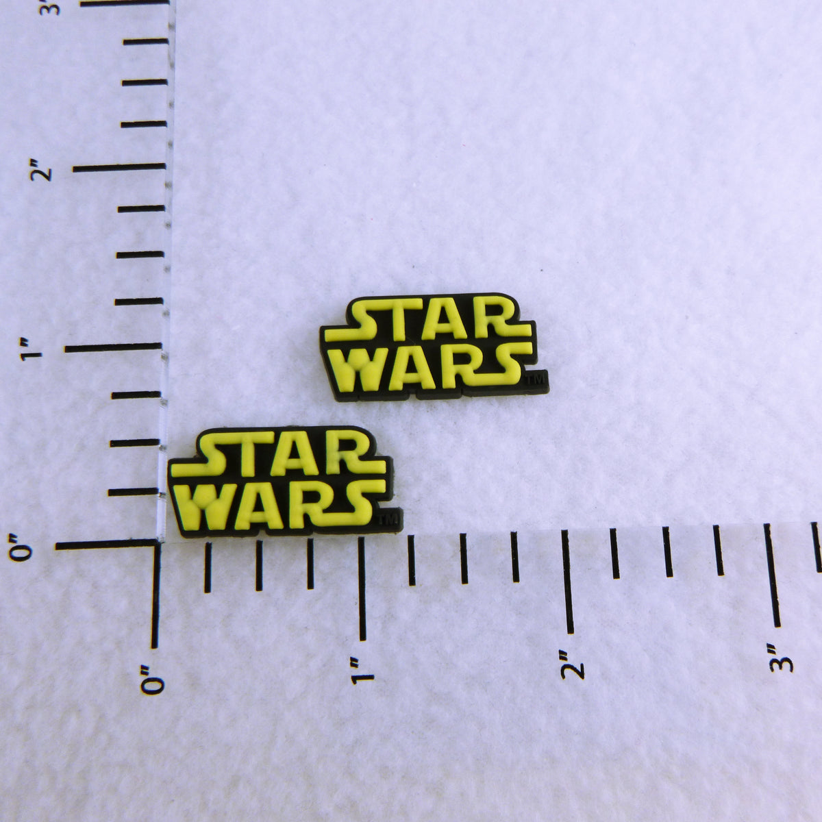 Set of 2 PVC Resin Star Wars Words Giraffic Crafts and Supplies