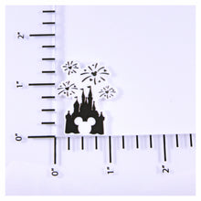 Load image into Gallery viewer, Set of 2 - Planar Resin - Castle with Fireworks