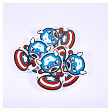 Load image into Gallery viewer, Set of 2 - Planar Resin - Set of 2 - Planar Resin - Captain America Chibi