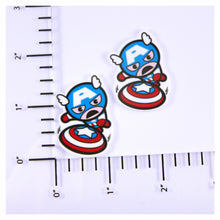 Load image into Gallery viewer, Set of 2 - Planar Resin - Set of 2 - Planar Resin - Captain America Chibi