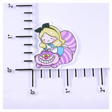 Load image into Gallery viewer, Set of 2 - Planar Resin - Alice with Cheshire Cat