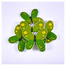 Load image into Gallery viewer, Set of 2 - Planar Resin - Butterflies - Green