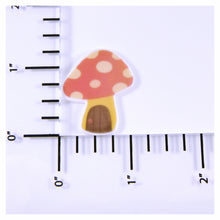 Load image into Gallery viewer, Set of 2 - Planar Resin - Mushrooms - Pink