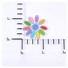 Load image into Gallery viewer, Set of 2 - Planar Resin - Colorful Flower