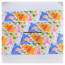 Load image into Gallery viewer, Ribbon by the Yard - 7/8" - Winnie the Pooh, Piglet and Eeyore