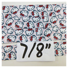 Load image into Gallery viewer, Ribbon by the Yard - 7/8" - Hello Kitty Scatter with Dots