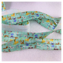 Load image into Gallery viewer, FOE by the Yard - 5/8" - Disney Dogs on light green