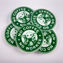 Load image into Gallery viewer, Set of 2 - Planar Resin - Baby Yoda - The Child - No Coffee No Workee