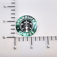 Load image into Gallery viewer, Set of 2 - Planar Resin - Coffee Logo - SBUX - Green Palms with Words