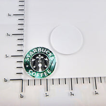 Load image into Gallery viewer, Set of 2 - Planar Resin - Coffee Logo - SBUX - Green Palms with Words