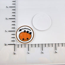 Load image into Gallery viewer, Set of 2 - Planar Resin - I Heart Halloween Pumpkin