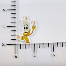 Load image into Gallery viewer, Set of 2 - Planar Resin - Lumiere - Candlestick - Beauty and the Beast