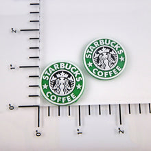 Load image into Gallery viewer, Set of 2 - PVC Resin - Starbucks Logo - Small
