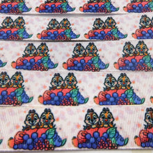Load image into Gallery viewer, Ribbon by the yard - Chip & Dale with Berries