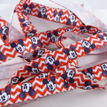 Load image into Gallery viewer, FOE by the Yard - 5/8" - Mickey on Chevron