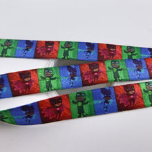 Load image into Gallery viewer, FOE by the Yard - 5/8" - PJ Masks Color Blocks