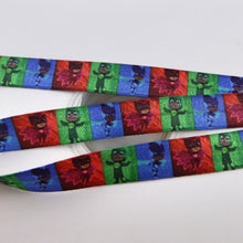 Load image into Gallery viewer, FOE by the Yard - 5/8" - PJ Masks Color Blocks