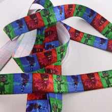 Load image into Gallery viewer, FOE by the Yard - 5/8" - PJ Masks Color Blocks