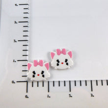 Load image into Gallery viewer, Set of 2 - PVC Resin - Marie Tsum Tsum White Back